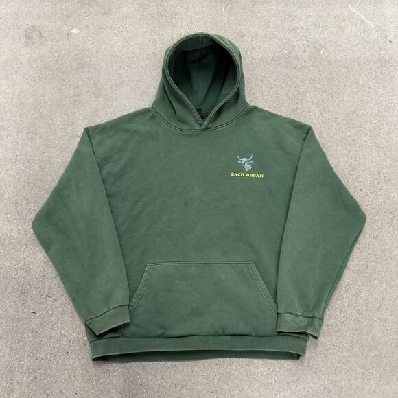 Zack Bryan Hoodie Burn Burn Burn Tour 2023 Concert Merch Size XXL - Picture 1 of 11